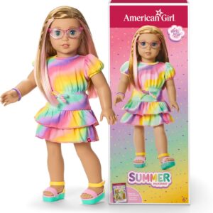 American Girl, Summer McKinny Girl of The Year 2025 18-inch Doll and Journal, with Strawberry-Blonde Hair and Blue Eyes, Ages 6+